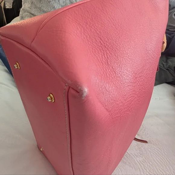 Dooney & Bourke Florentine Leather Dillen Satchel Bubble Gum Pink BAG & … - Picture 14 of 14